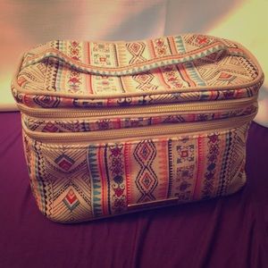 Tartan + Twine Double Zip Makeup Bag